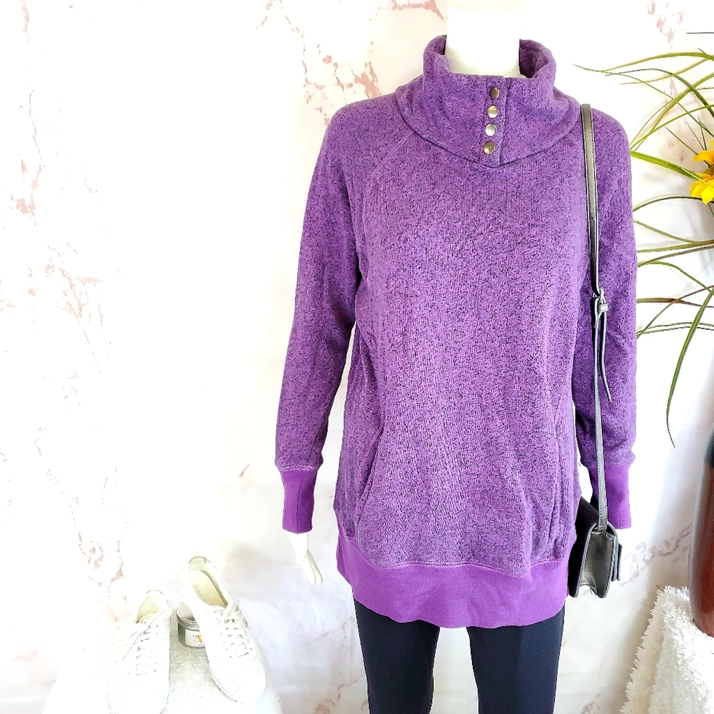 ALO yoga warmth pullover funnel neck sweatshirt